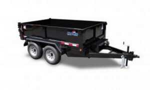 Hawke 6'x12' 10k lb Low Profile Dump Trailer