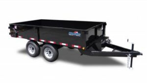 Hawke 6'x12' 12k lb Deckover Dump Trailer