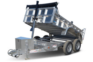 CargoPro Aluminum 6'x10' 7k lb Low Profile Dump Trailer