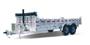CargoPro Aluminum 7'x14' 14k lb Low Profile Dump Trailer
