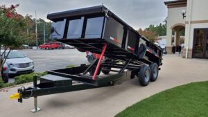 TUFFDUMP 7'x12' 10k lb Low Profile Dump Trailer